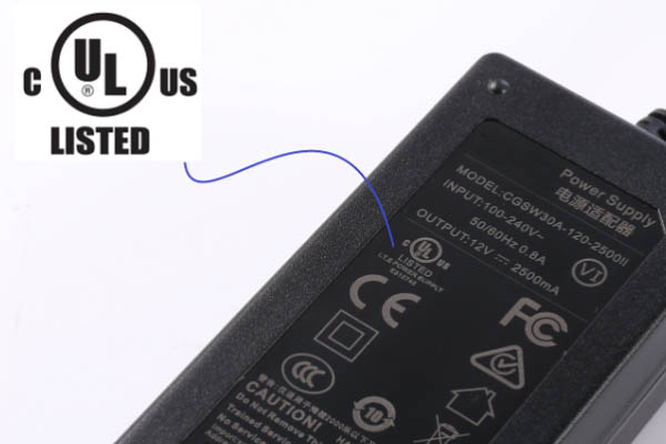 external power adapters ul listed